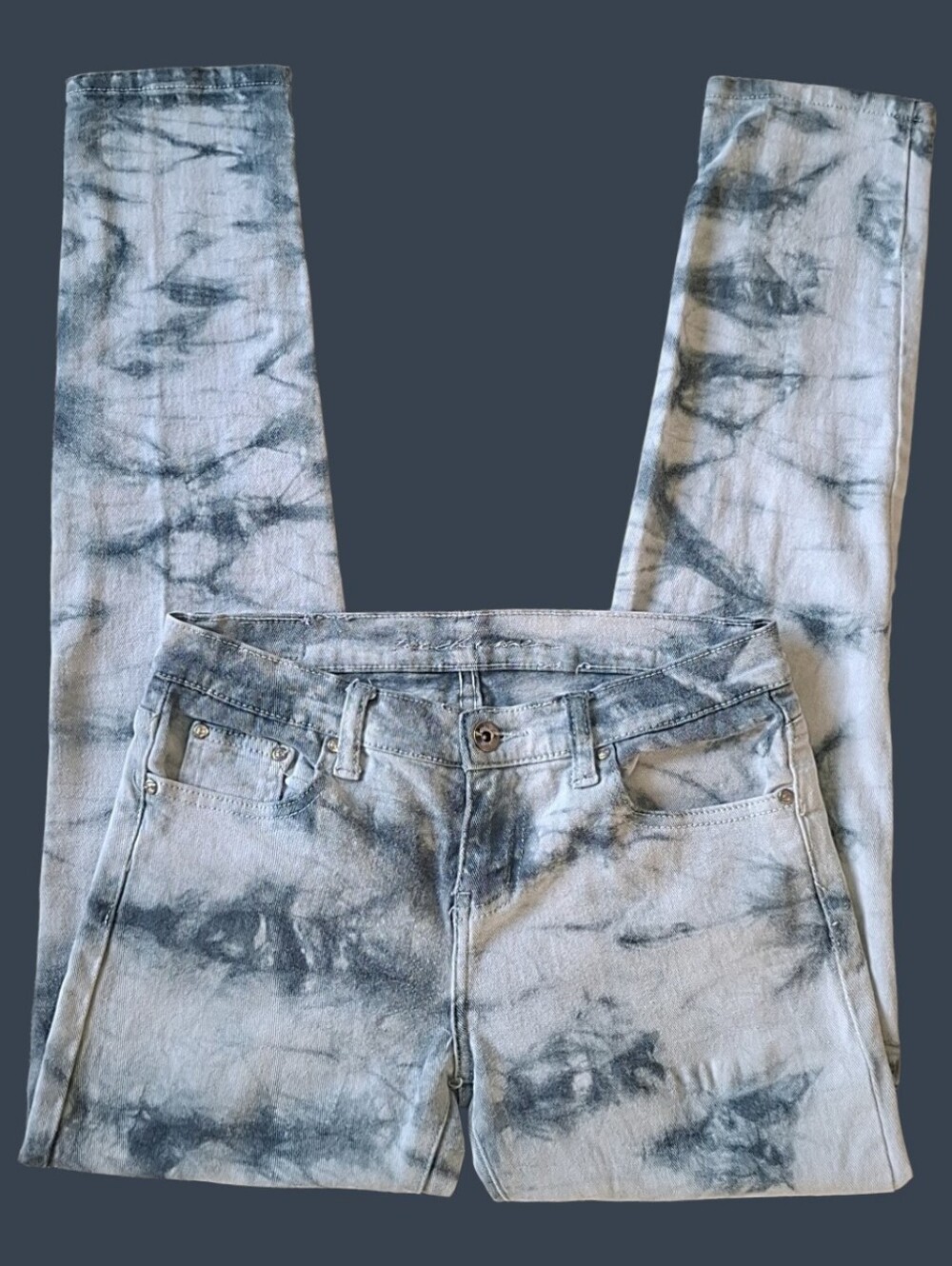Touch Me Women’s Tie-Dye Light Blue Stretch Jeans